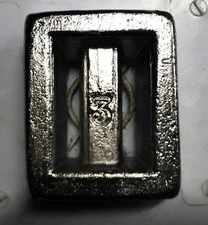 3 pound dive weights 4 pcs / 12 pounds total guaranteed accurate weight