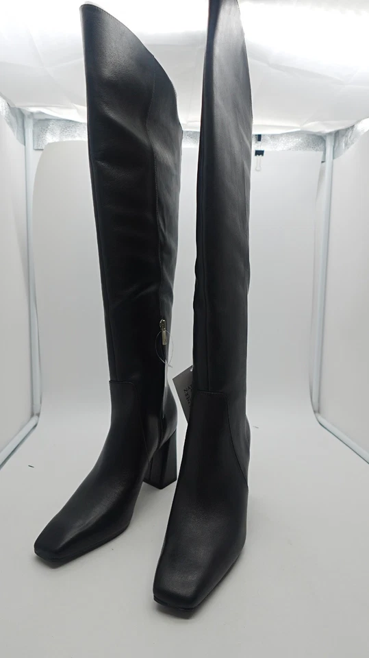 Botas por encima de la rodilla Naturalizer Lyric para mujer talla 8 tacón bloque elegantes invierno Foto 3 de 4