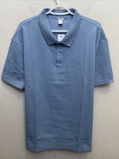 NEW Calvin Klein Men's 2XL Blue Polo Shirt Short Sleeve Collared NWT 79