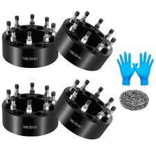 4pcs 3 Inch 8x6.5 8x165.1 Wheel Spacers 14x1.5 For 2001-2010 Gmc Sierra 2500 Hd