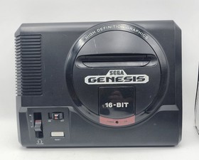 Sega Genesis Console 16-Bit - 1601 Tested 1st Gen W/ Controller & Cables 