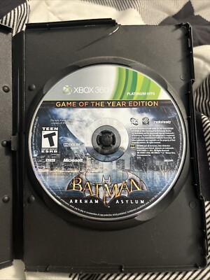 Batman Arkham Asylum GOTY - Microsoft Xbox 360 - CIB Complete Tested