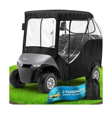 moveland 2 Passenger Golf Cart Driving Enclosure for EZGO TXT RXV - Upgraded ...