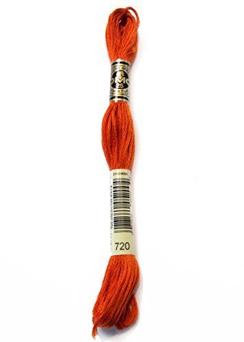 DMC 117-720 Six-Strand Embroidery Cotton Floss, Dark Orange Spice, 8.7-Yard - Picture 1 of 1