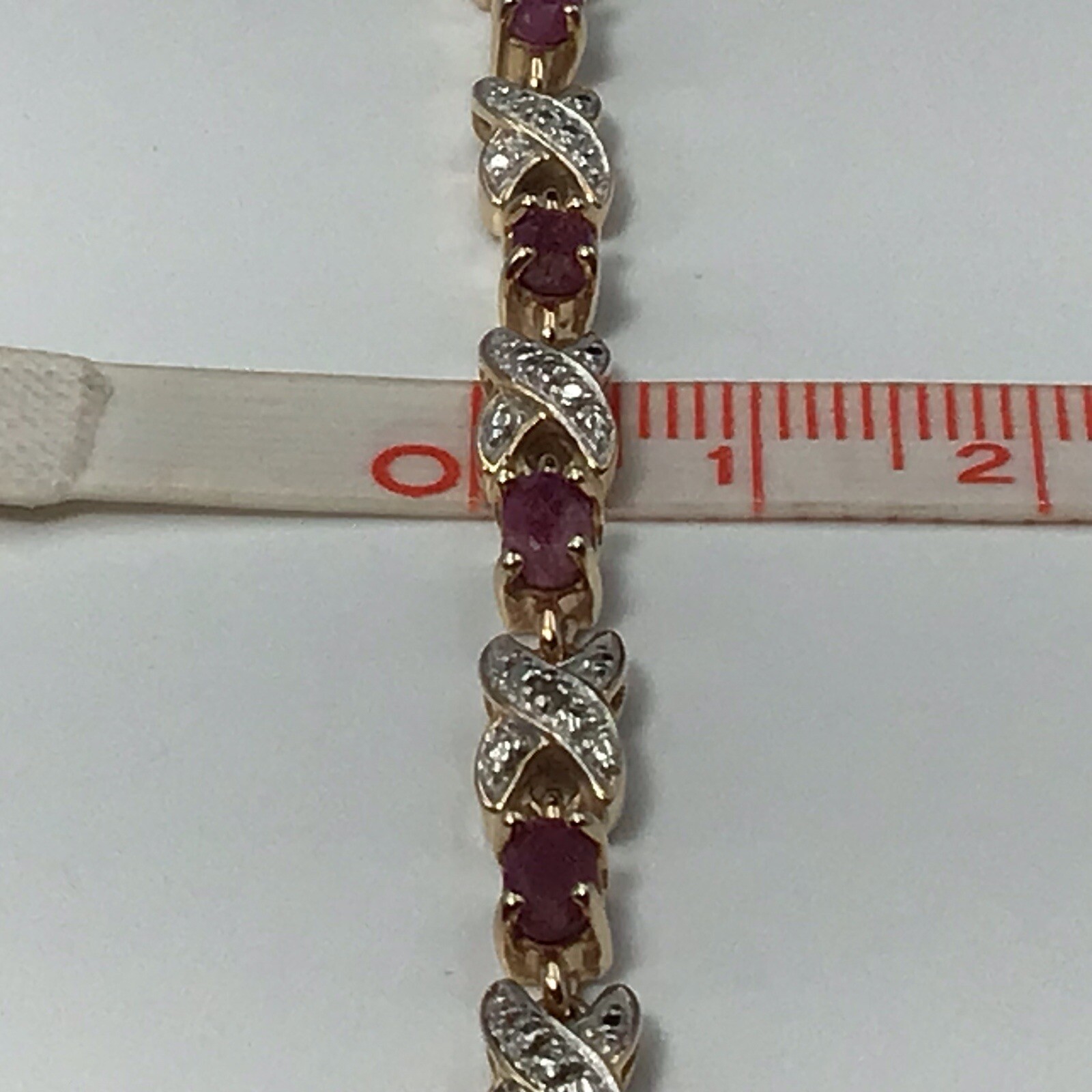 Ross Simons Gold Over Sterling Silver Ruby Bracel… - image 6