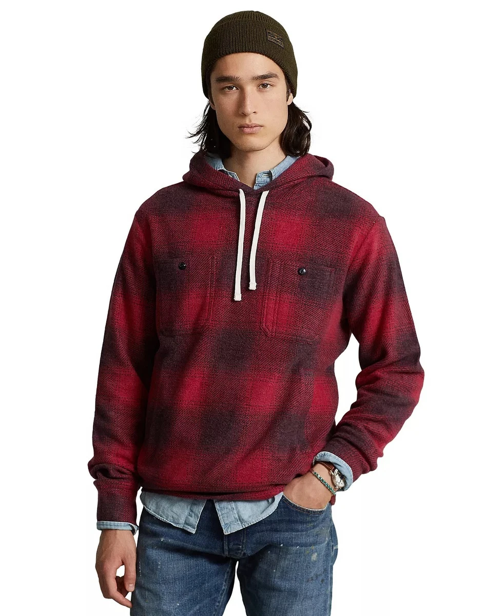 Polo flannel hoodie discount