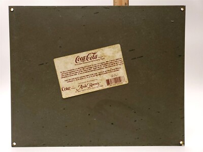 Ande Rooney Coca-Cola Enameled Sign - Ice Cold Coke 5 Cents | eBay