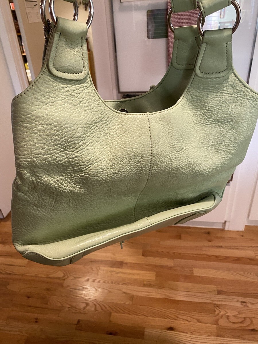 Mathilda Small Tote Bag/LAURA ASHLEY/ダークグリーン Laura Ashley Light Green Leather Womens Tote Handbag Double