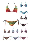 Womens Triangle Bikini Set Ladies Bikini Top + Bottoms Holiday Beach Pool Wear