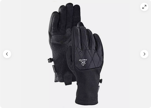 Head Women's NEW Hybrid Gloves with Sensatec Touchscreen Tech(SMALL, Black) NWT - 第 1/2 張圖片