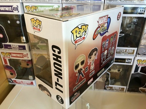Funko POP • Captain Marvel VS Chung -Li Marvel VS Capcom SPECIAL EDITION RARE - Imagen 5 de 7