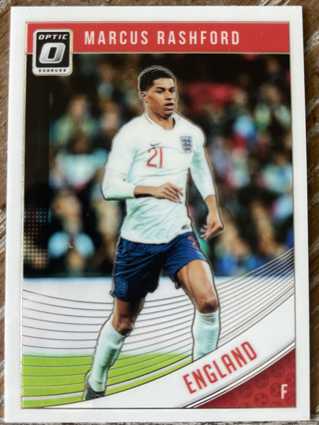 2018 Panini Donruss Optic Soccer Marcus Rashford England #124 Man United