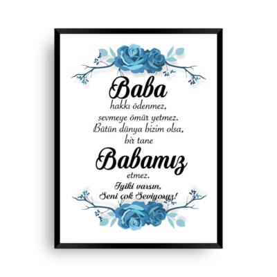 Türkisches Poster, Baba hakki