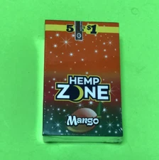 FREE GIFTS🎁Hemp🍁Zone Mango🥭75 High Quality Natural Herbal Rolling Papers 15pk