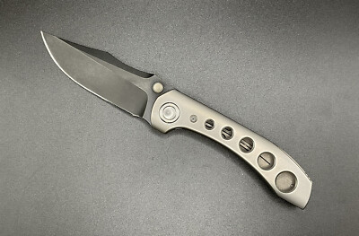 Brian Brown Knives Raptor V1 Titanium/Speedholes DLC M390 Reate Made