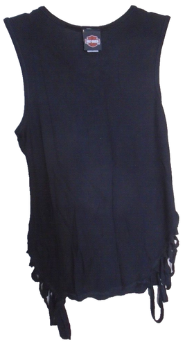 Women's Harley Davidson Tank Top Black Size M Eagle Bling - Picture 9 of 9