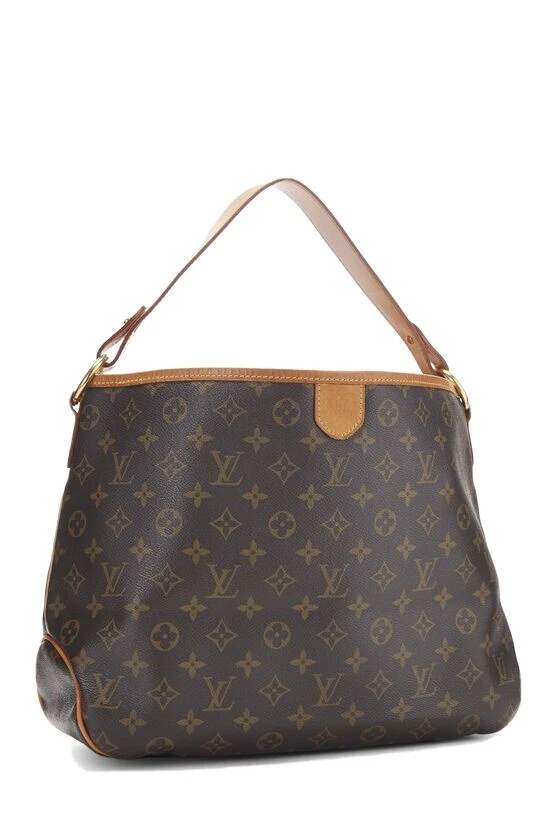 Louis Vuitton Delightful MM Tote Monogram Canvas Shoulder Bag added insert  at 1stDibs