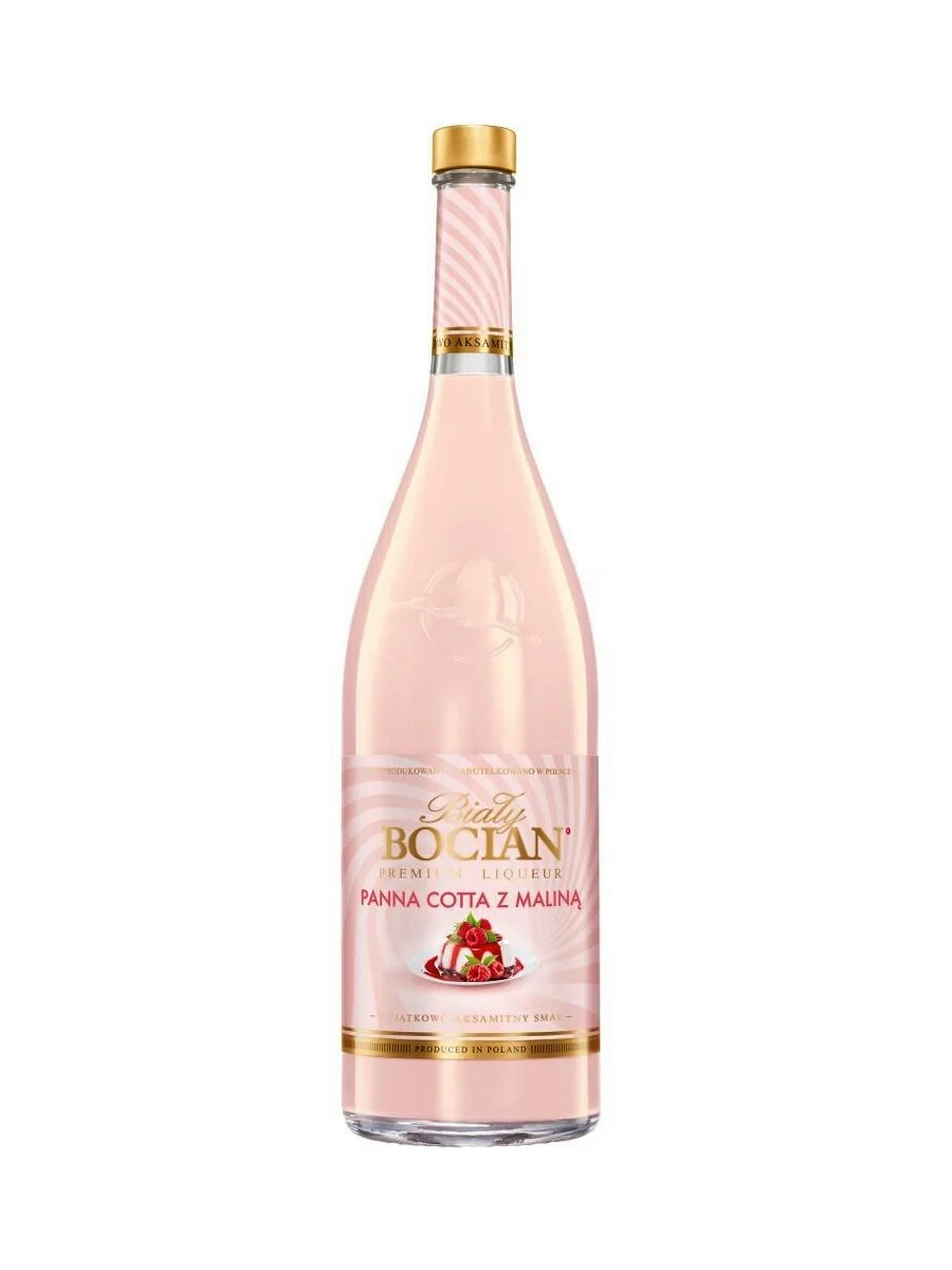 Bialy Bocian Panna Cotta with Raspberry Liqueur (Panna Cotta z Maliną) 50cl