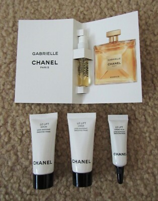 CHANEL SUBLIMAGE & LE LIFT セット Chanel Beauty Boosts Le Lift sample set of 4: serum, creme