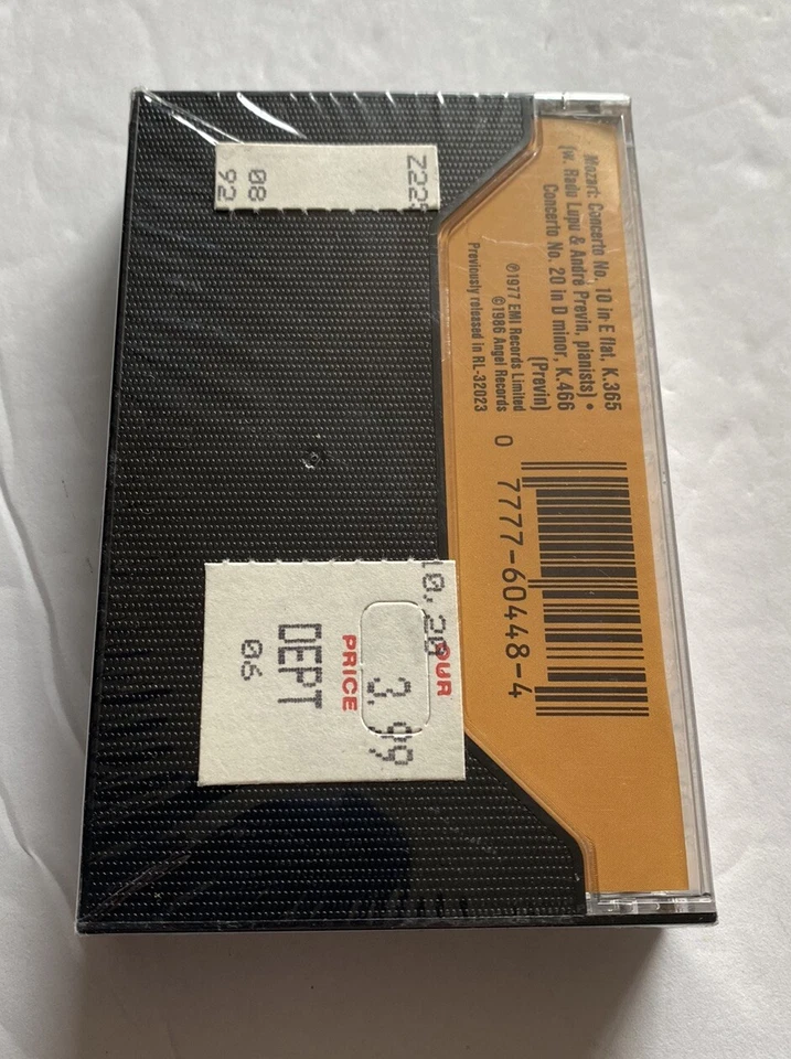 New MOZART Concerto No.20 & Two Piano Concerto Previn LSO CASS Seraphim - Image 2 of 4