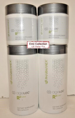 Nu Skin Nuskin Pharmanex ageLOC R2, Day Vitality and Night Sealed