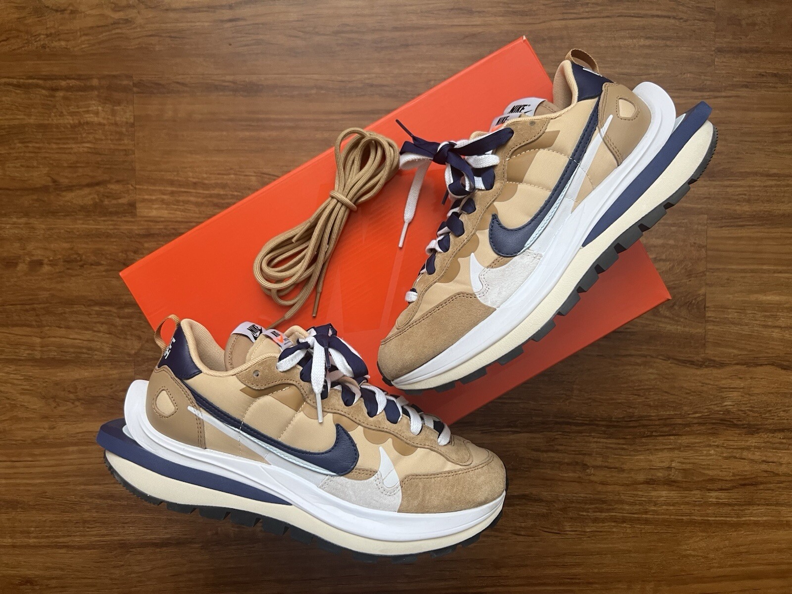 SACAI X NIKE taglia 8 5 Nike VaporWaffle x Sacai Sesame DD1875 200 USATE PULITE ?