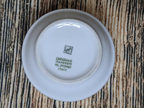 Vintage Italy Ristorante IL Monello Ashtray Souvenir Oriano Viareggio Ceramic - Picture 6 of 7