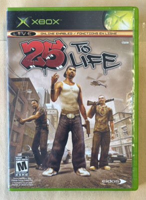 25 TO LIFE-XBOX-OPEN BOX-CIB-NOT TESTED