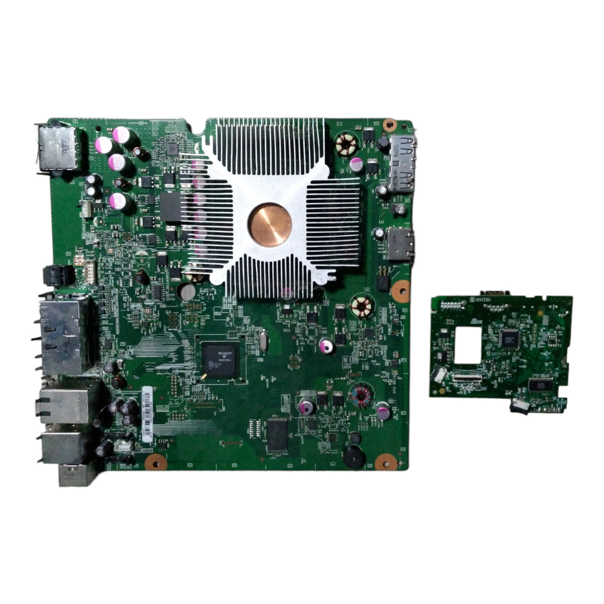 AS IS Parts Motherboard X859096 + Daughter Board- Microsoft Xbox 