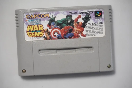 Super Famicom Marvel Super Heroes War of the Gems Japan SFC game US seller