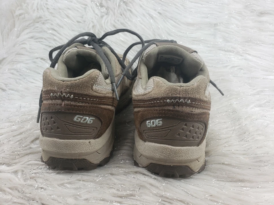 NEW BALANCE WW606BR 606 Cuero Marrón Exterior Trail Senderismo Zapatos Botas Talla 7 B Foto 4 de 4