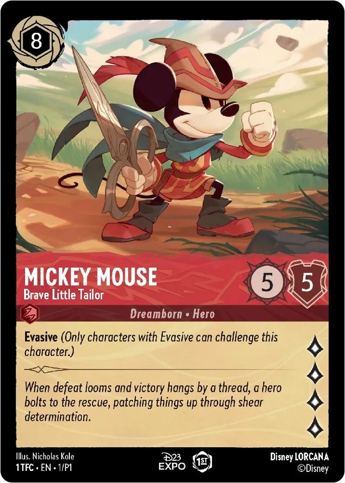 Mickey Mouse - Brave Little Tailor 1 D23 Promos for sale | eBay