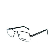 Toscani Eyeglasses T2082 BK Rectangle Full Rim Frame 53[]18 140 mm