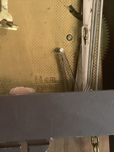 Schöne deutsche Schmeckenbecher Wanduhr UNGEPRÜFT LESEN - Bild 11 von 16