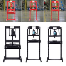20 Ton Workshop Black Floor Hydraulic Bench Press Benchtop H-Frame Press Steels