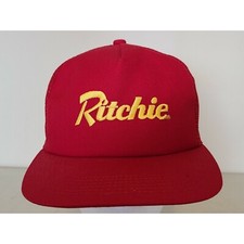 Vintage K Products Ritchie Conrad Iowa Snapback Hat Cap Embroidered Made in USA