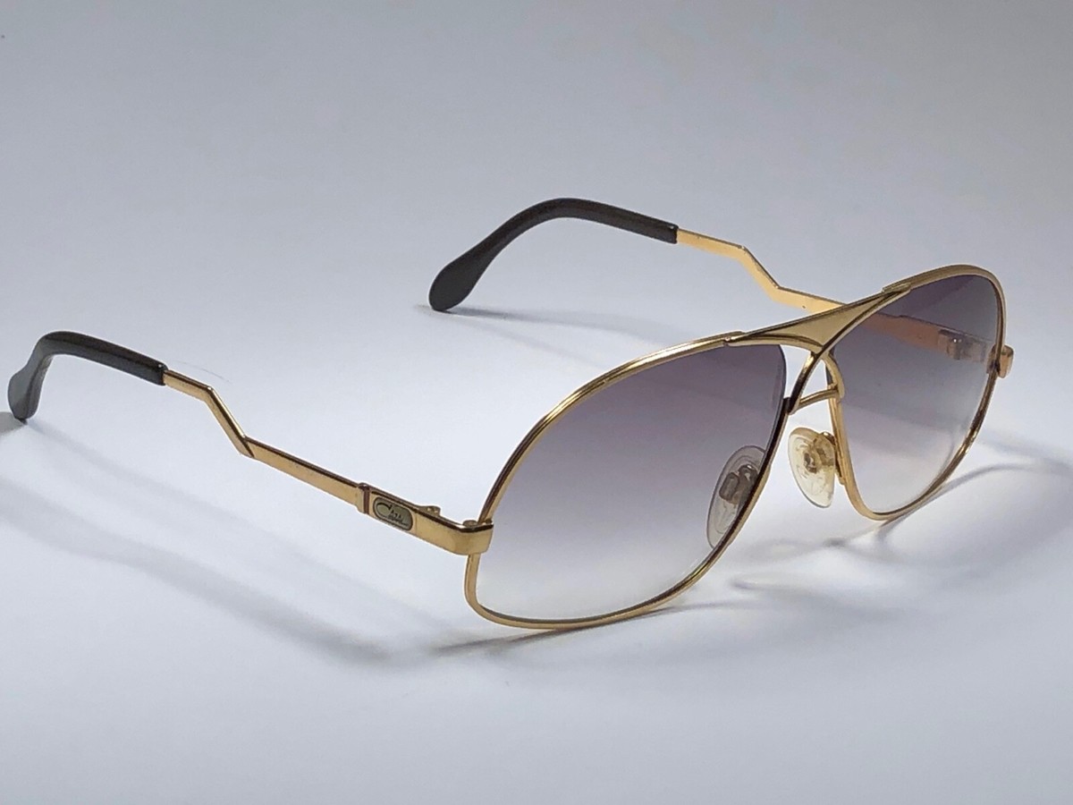 MINT VINTAGE CAZAL MOD 737 GOLD 1980'S MADE IN GERMANY GERMANY