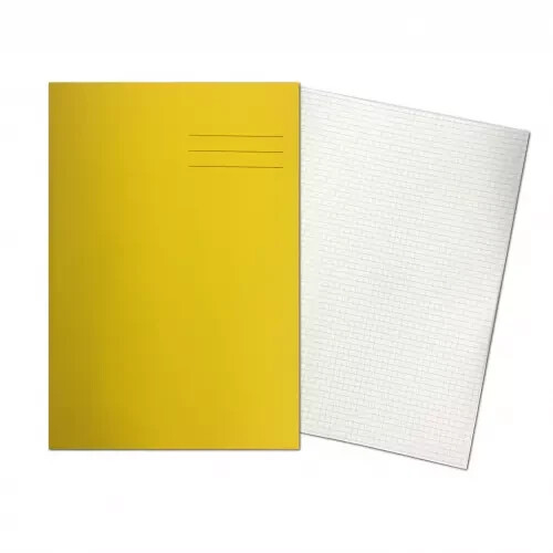 2x A4 Exercise Maths Book 7mm & 5mm Graph Book Squares Oxford Hamelin 80pgs