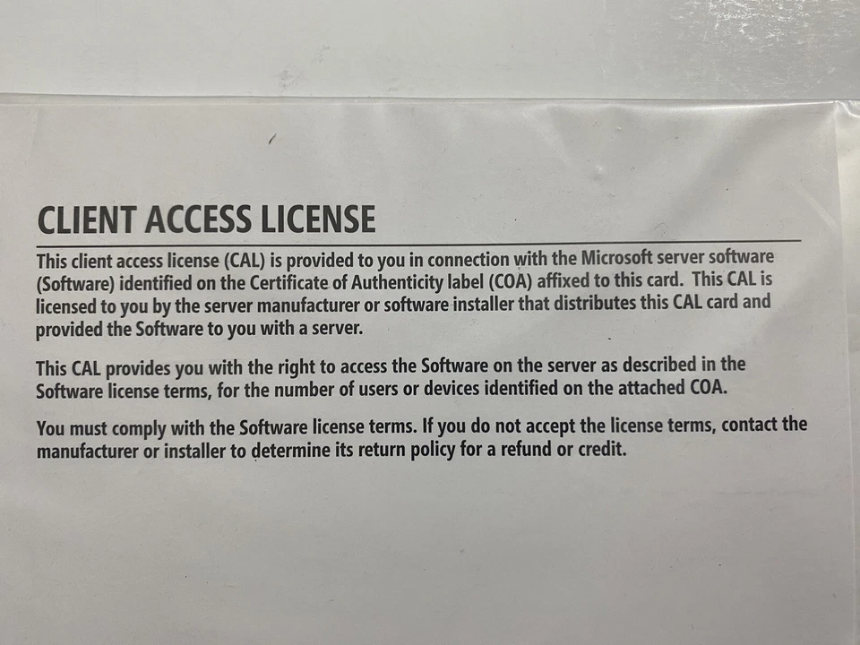 Windows Server 2019 - 10 DEVICE Client Access License CAL (not RDS) FOR DELL EMC - Image 2 of 4