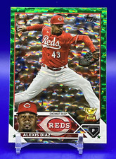 ALEXIS DIAZ 36/499 GREEN FOIL 2023 TOPPS 369 ROOKIE CUP - CINCINNATI REDS