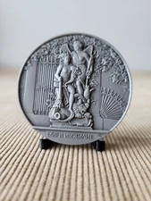 Vintage Soviet Desk Medal “Peace and Abundance” – Summer Garden Sculpture