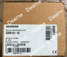 1pcs Siemens GEB161.1E electric switch regulating damper actuator.