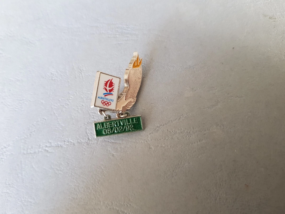 Pin's Rare JO Albertville 92 Officiel Renault Jeux Olympiques Albertville