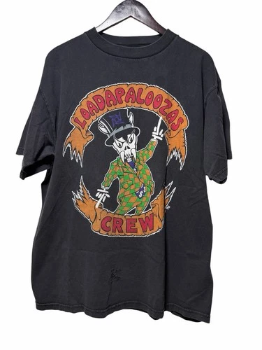 Metallica Loadapaloozas Crew T Shirt Load Tour Conc 1990s vintage concert t-shirt, vintage, size XL, single stitch, B+ condition
