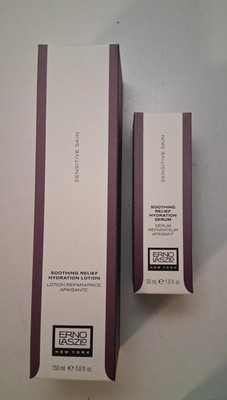 Set of 2 ERNO LASZLO Soothing Relief Hydration Lotion & Serum Sensitive Skin New