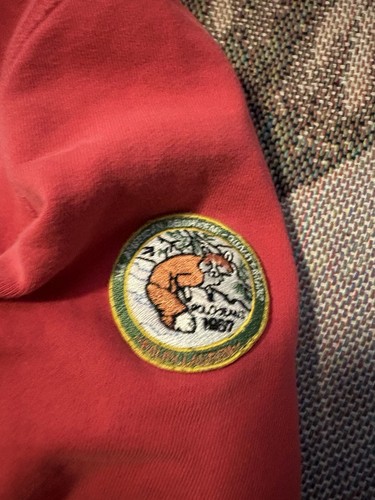 Ralph Lauren Hoodie Youth Large Red Sherpa Lined Sportsman Polo Jeans Lake Tahoe - Picture 3 of 6