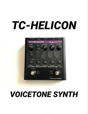 TC Helicon VoiceTone Synth Vocal Effects Processor Pedal Vocal Synthesizer