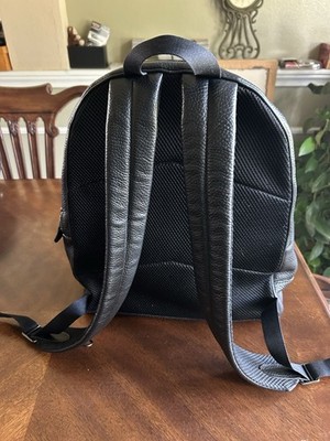 Coach F23247 Pebble Leather Black Backpack | eBay