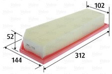 VALEO Luftfilter 585486 Filtereinsatz f&uuml;r KLASSE SLK C207 C204 MERCEDES R172 200