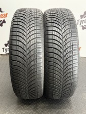 2x 195 65 R15 95V XL GOODYEAR VECTOR 4 SEASONS M+S 5-6mm TESTED FREE FITTING